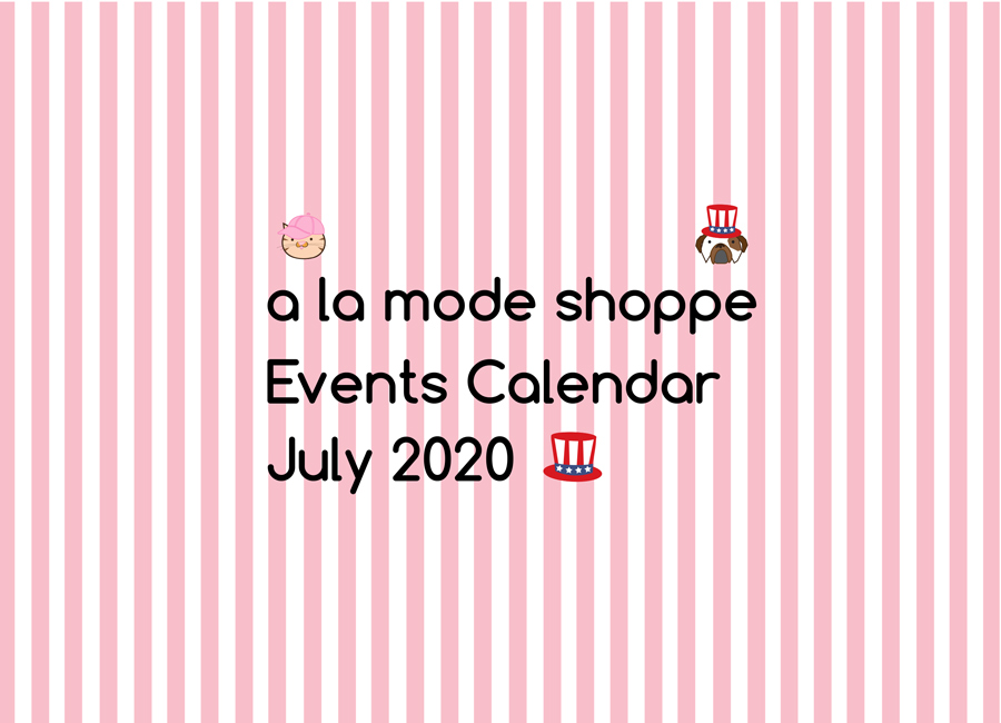 July 2020 Events Calendar